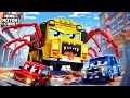 Monster Bus Head Eater In The City Hero Police Cars Epic City Rescue Hero Cars Mine City