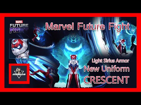 ( Crescent ) New Uniform [ Light Sirius Armor ] Review & Uniform WB  | Marvel Future Fight