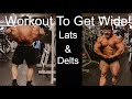 Workout to build width | Get that classic V taper | Lats & Delts