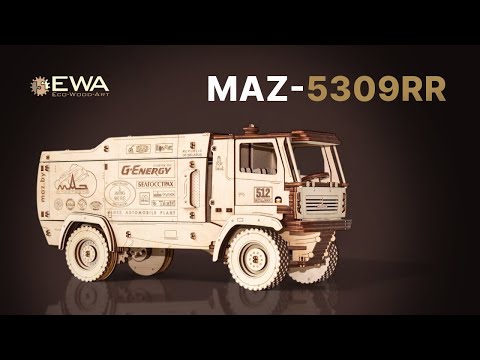 Миниатюра изображения товара Сборная модель EWA МАЗ-5309RR 1:30