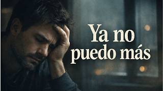 Nadie lo nota, pero estoy agotado