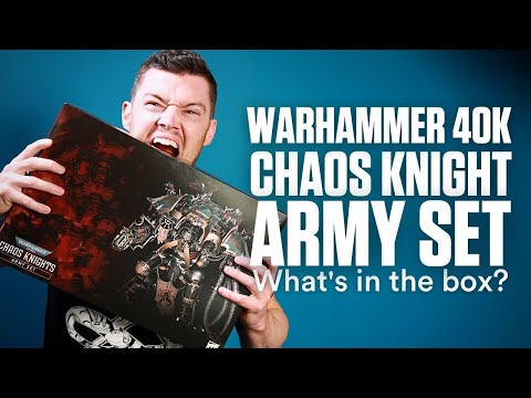 *NEW* Chaos Knights Army Set: Warhammer 40K Unboxing