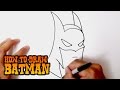 How To Draw Batman Step By Step Video Lesson