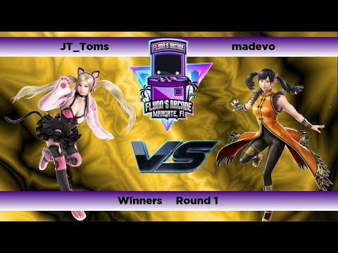Flynn's Arcade 052 Winners Round 1 - JT_Toms (Lucky Chloe) Vs madevo (Xiaoyu) Tekken 7 Tournament
