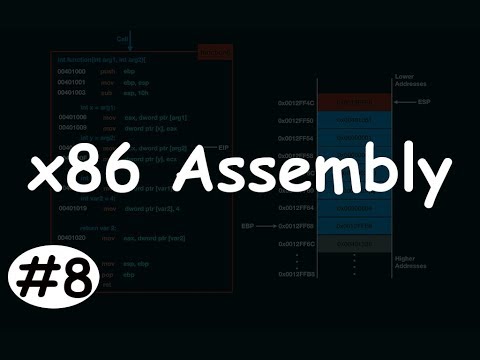x86 Assembly #8 - Working of a Stack | PUSH and POP