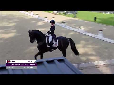 Van Olst Horses Glamourdale Freestyle European Championships 2023