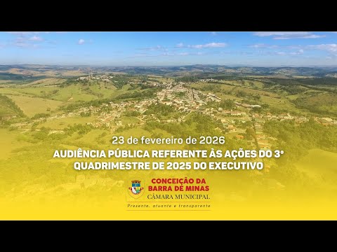 Audiência pública Referente às ações do 3º quadrimestre de 2025 do executivo