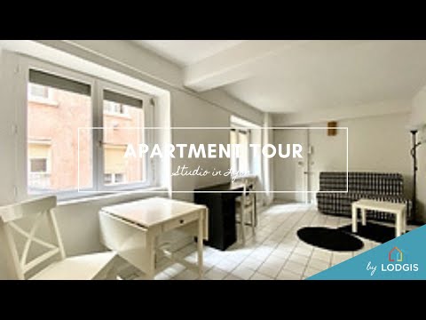 Apartment Tour // Furnished  22.3m2 in Lyon – Ref : 1L121464