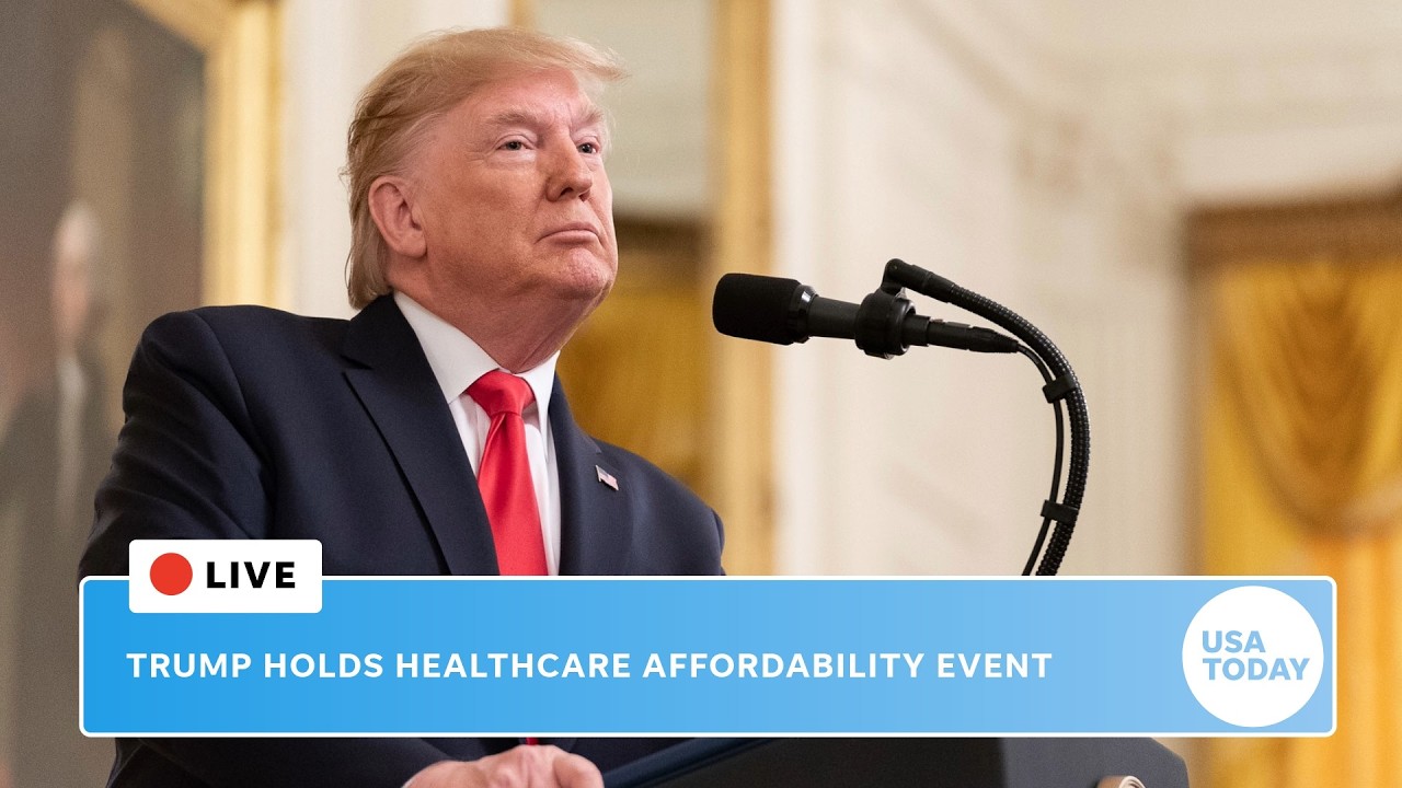 Live: Donald Trump participates in healthcare affordability event