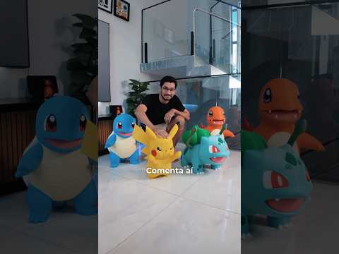 Fiz o PIKACHU em TAMANHO REAL! Na minha impressora 3D da BambuLab. #pokemon