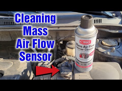 How To Use CRC Mass Air Flow Sensor Cleaner (DO NOT Use On Karman Vortex Air Flow Sensor)