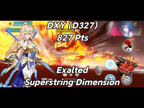 HI3 SEA - [Red Lotus Exalted] DXY (D327) 827 Pts - DA(S0) AE VK Fuxi 2*