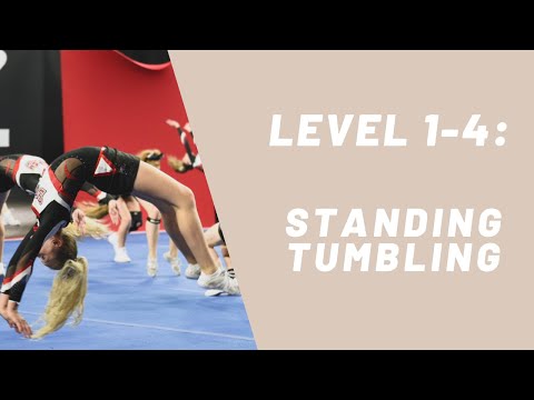 Level 1-4 progression: Standing Tumbling
