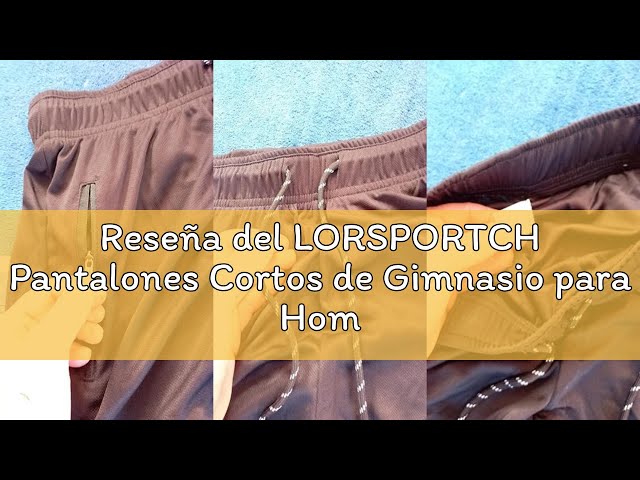 Vídeo relacionado con Casey Kevin Pantalon Corto Hombre Algodón Cremallera Bolsillos Deporte Gimnasio Pantalón Running Calzonas Fútbol Baloncesto Verano Shorts Tenis Deportivo Gym Cortas Regalo