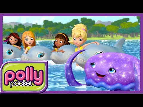 Polly Pocket em Português Brasil 💜Competição de castelos de areia | Dublado 🌈Desenho infantil