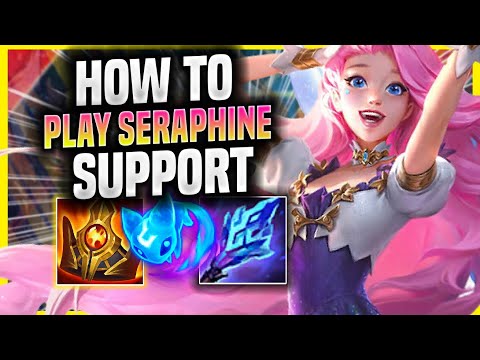 LEARN HOW TO PLAY SERAPHINE SUPPORT LIKE A PRO! - Challenger Plays Seraphine Support vs Blitzcrank!