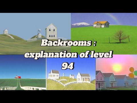 Backrooms: explanation of level 94 (endless neighbourhood) ⚠️‼️ #backrooms