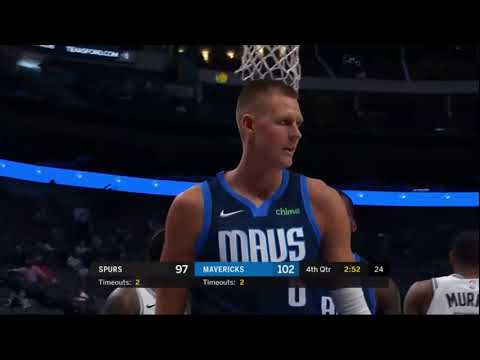 NBA Kristaps Porzingis KP 28 points vs Sanantanio Spurs