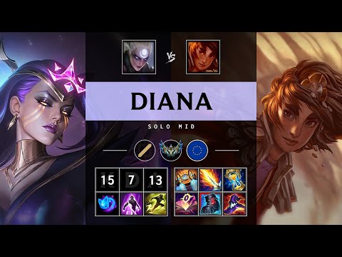 Diana Mid vs Taliyah - EUW Challenger Patch 25.10
