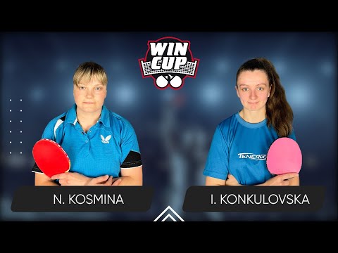 10:15 Natalia Kosmina  - Iryna Konkulovska West 2 WIN CUP 30.01.2024 | TABLE TENNIS WINCUP