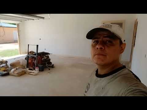 Keeping a jobsite clean.