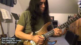 "Geoff Unger" "Jeff Beck" "Too Much To Lose" "Jan Hammer"