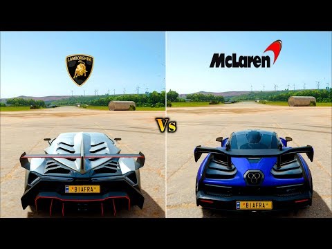 Drag Race: Mclaren Senna Vs Lamborghini Veneno | Forza Horizon 4