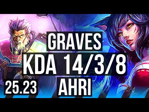 GRAVES vs AHRI (MID) | 14/3/8 | EUW Master | 25.23
