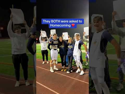 They both got asked to homecoming 👏😁 #shorts