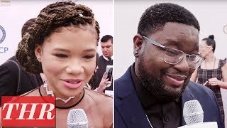 Danielle Brooks, Storm Reid, & Lil Rel Hower Share 'Black Panther' Viewing Plans | NAACP Awards 2018