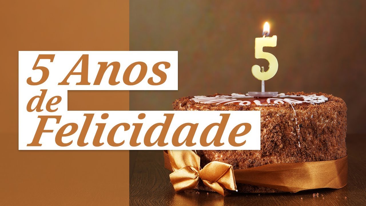 5 Anos de Felicidade! (Mensagem de 5 Anos de Casamento)