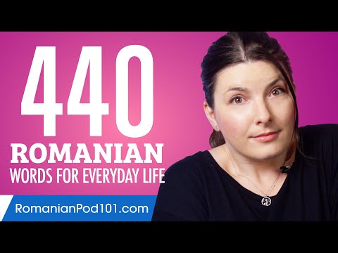 440 Romanian Words for Everyday Life - Basic Vocabulary #22