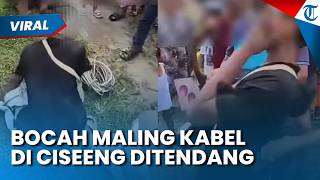 Bocah Pencuri Kabel di Ciseeng Bogor Ditendang saat Ditangkap Warga, Kini Berakhir Damai