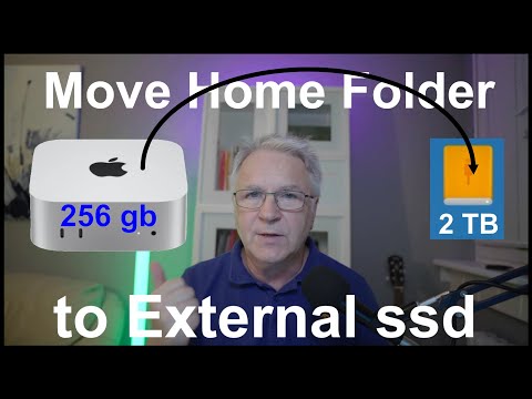 MacOS, Move Home Folder to an External SSD, including Logic Pro & GarageBand files.