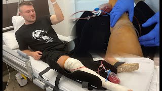 Meine Knie OP - Nie wieder Kämpfen? (kein schöner Anblick)
