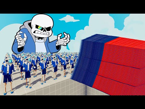 200x SANS + 1x GIANT vs EVERY GOD - Totally Accurate Battle Simulator TABS