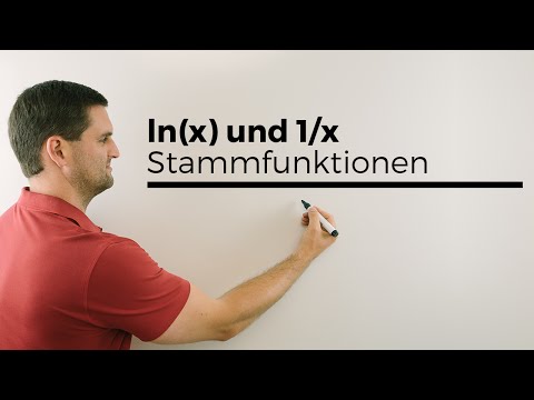 Ln(x) und 1/x und ihre Stammfunktionen, Logarithmusfunktion | Mathe by Daniel Jung