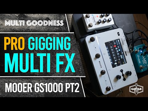 Mooer GS1000. Part 2. Gigging. Why this is a Pro Spec Multi and amp Modeller.