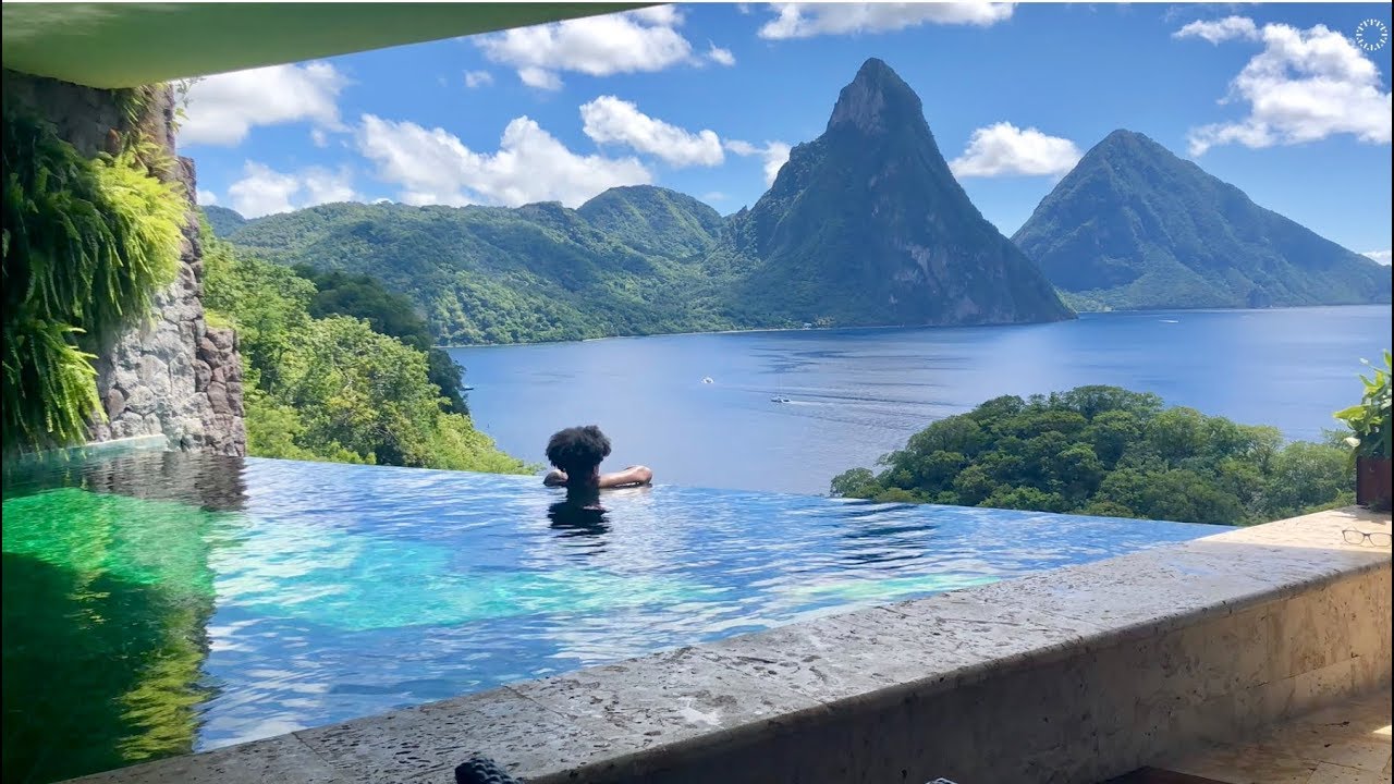 JE2 Sanctuary Room Tour at Jade Mountain Resort St Lucia thumnail