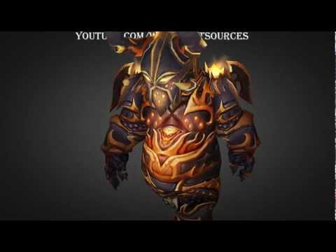 Pandaren Warrior Tier 5 armor set - T5 - Destroyer Battlegear / Armor