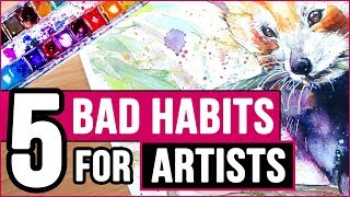 5 BAD HABITS that make Artists DEPRESSED!