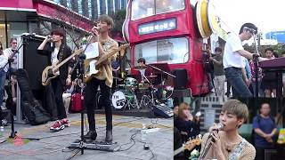 180911 The Rose (더로즈) Sinchon Busking: I.L.Y.