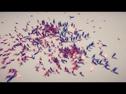 TABS - 500 Halflings vs 138 Firework Archers  - Totally Accurate Battle Simulator