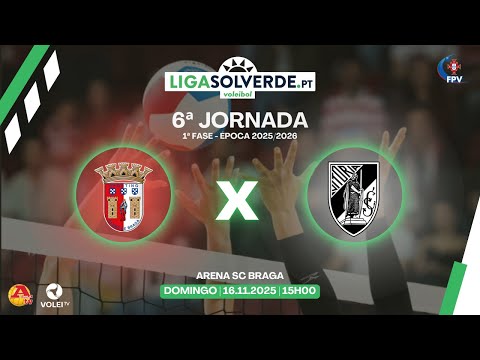  SC BRAGA X VITÓRIA SC - 6ª JORNADA - LIGA SOLVERDE.PT 2025/2026 
