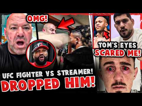 Dana White WATCHED EX-UFC Fighter KNOCKOUT STREAMER at RAMPAGE'S HOUSE! Alex Pereira & Tom Aspinall!