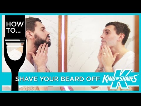 How To Shave Your Beard Off | King of Shaves