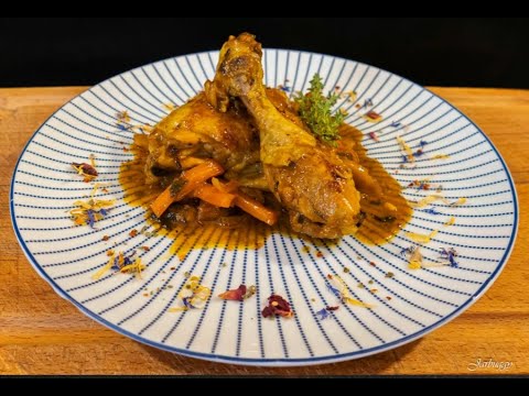 FRICASSEE DE POULET AU CITRON, GINGEMBRE ET ABRICOTS #cooking #foodie #instagoog #yummy #foodlover