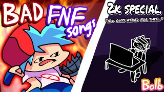 Cover art for bad songs 2