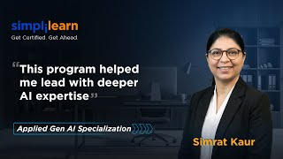 Simplilearn Reviews | How Learning AI Helped Simrat Lead with Confidence #GetCertifiedGetAhead