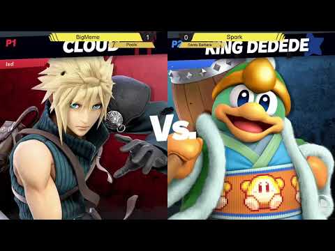 UCSB 2019 Fall Smash Ultimate Arcadian: Big Meme (Cloud) vs Spork (DDD) Winners Pools R1